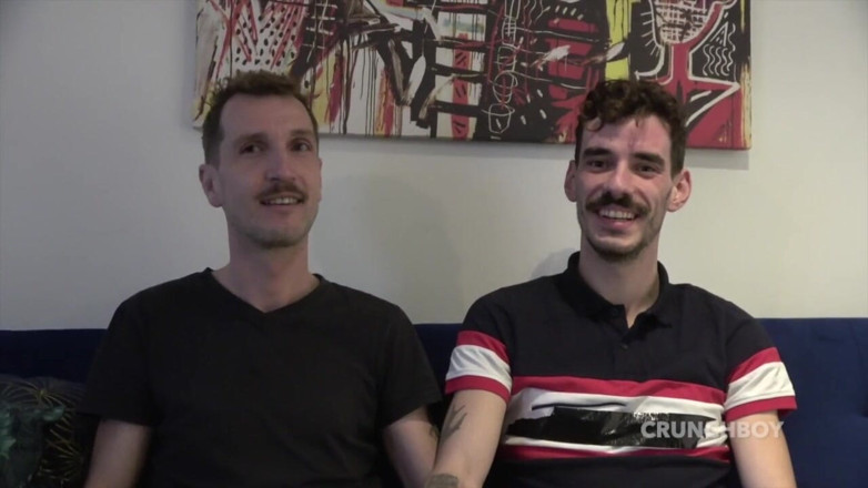 Straights boys loves gay: Two sexy straight boys have fun for the first time