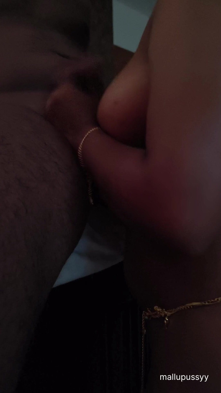 malluuser: Hot Mallu Girl Sucking Her Boyfriends Cock