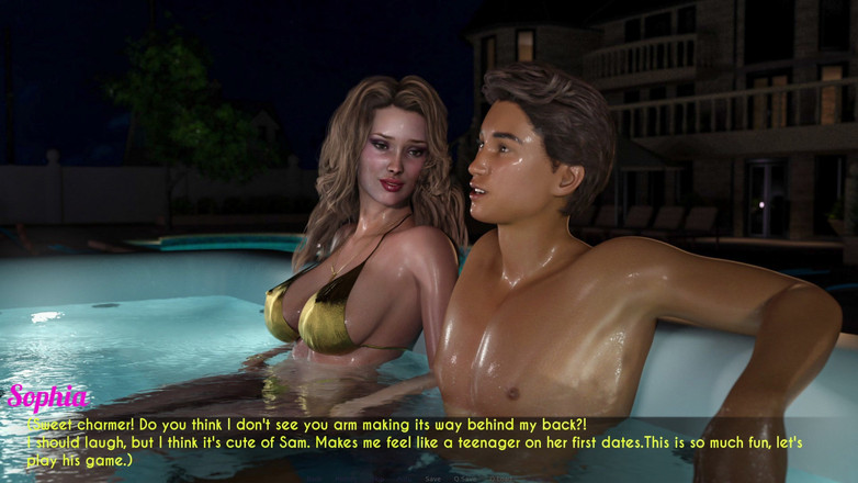 Porngame201: Manželka a nevlastní matka Awam skutečné šukání 4 Sophia Lets Sam jí...