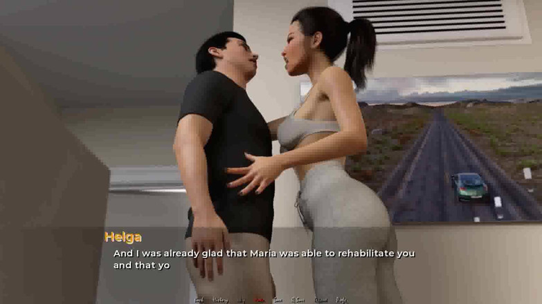 Erotic Krisso: Двигаясь вниз - сосет его член