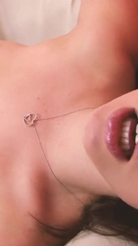 Thirsty Babes Scene 2: Brunette with a Big Ass in Lingerie Enjoys Inserting Her Dildo Into Her Pussy Until Orgasm