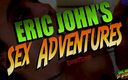 Eric Johns Sex Adventures: Erotik eğlence - yaramaz Santa Aaliyah Hadad Noel yarağını ve Eric...