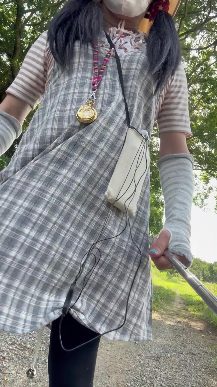 megu2002: No. 290: Playing with an Anal Plug on the Street in...