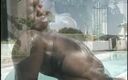 Hot and Wet: Black whore with gigantic breasts covered in whipped cream then...