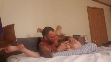 Satin Lady: Fucking satins face while destroying her pussy