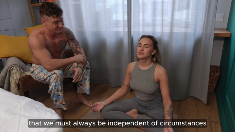Merida Sat: The Temptation of Innocence Sensual Yoga and Amazing Sex Session