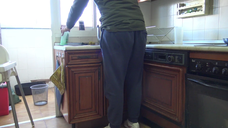 Souzan Halabi: Stepson Fucks Stepmom Hard in the Kitchen