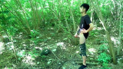 Idmir Sugary: Twink Makes Big Far Cumshot Outdoor - Slow Motion Cum at...