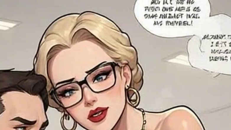 Aiwaifuloops: Waifu secretary pov - tante seksi rambut putih &amp; cewek hot rambut...