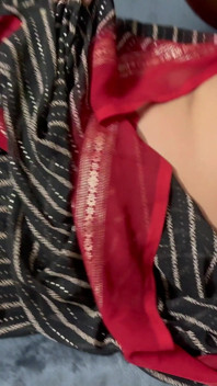 Telugu Revathi Stripping and Masturbating in Sexy Saree