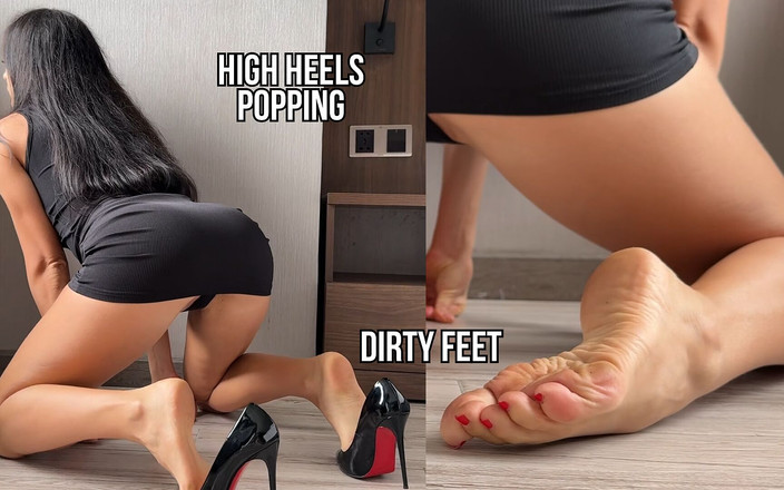 Princess Monica: Tocuri înalte care ies, picioare murdare