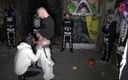 Bareback spy cam from Spain: Slut twinkfucked raw in the night for halolween
