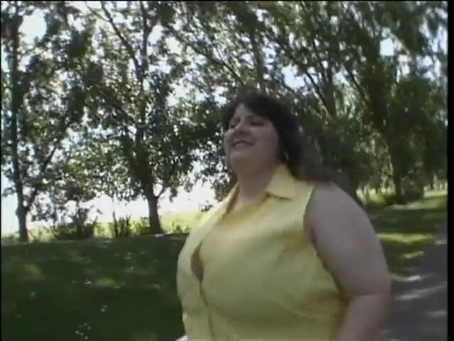 Give me BBW: Obese brunette ma'am searches for then fingers her clit on...