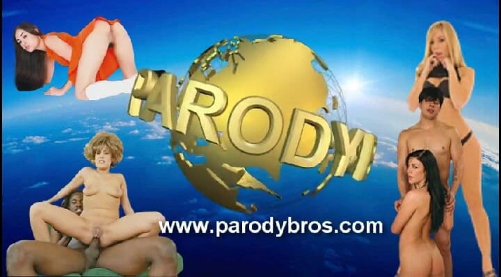 Parody Bros: Blonde milf wearing high heels gets her butt hole pounded