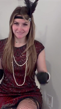 London Evans' Roaring '20s Jerk off Instruction 4K POV Temptation Awaits!
