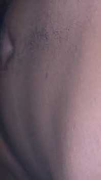Ebony Teen with My Balls as She Sucks Them My Dick Slapped Her Face Then She Gives Me Sloppy Blowjob POV