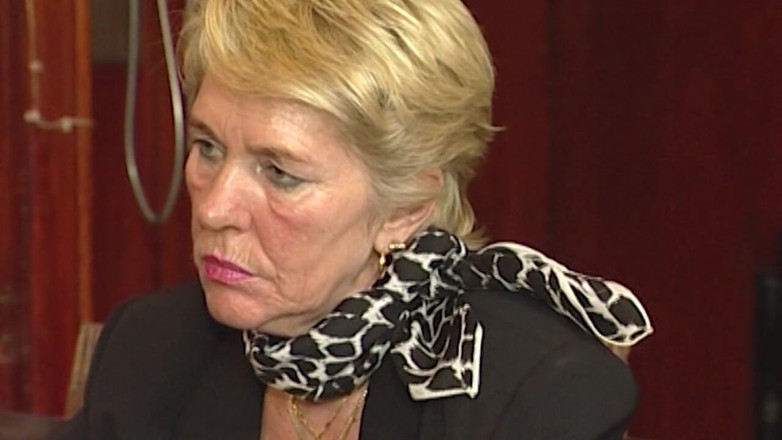 VintageXMovies: Mature Blonde Judge Deepthroats and Rides Thick Cock in Court