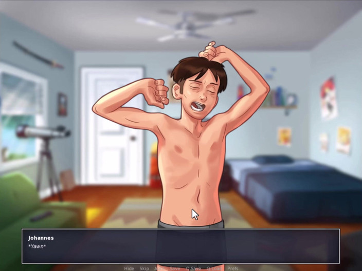 Johannes Gaming: Summertime Saga - Jessy играла с собой
