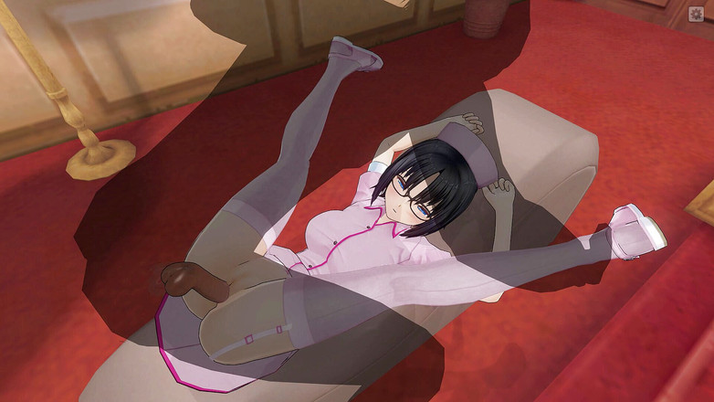 H3DC: 3D Hentai komt klaar in het poesje van de verpleegster