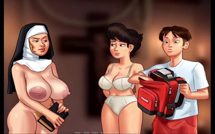 Johannes Gaming: Summertime Saga - Maria got spanked by the nun