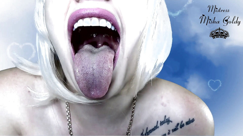 Goddess Misha Goldy: Black widow wird dich beim ersten date vor dem sex...