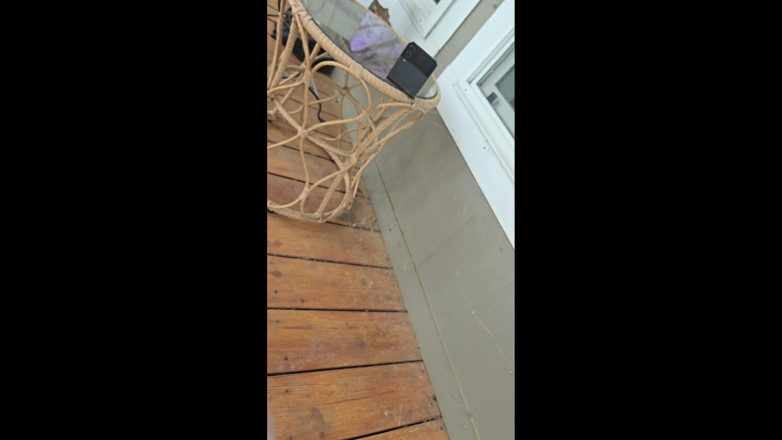 Sav Moolah: Petite Blonde Gets Outdoor Facial in Front of the Neighbors