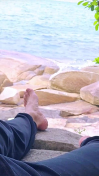 Handjob Surprise Ejaculation on the Beach