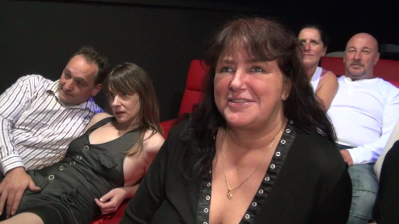 King Of Amateur: German Couples Orgies at the Porn Cinema