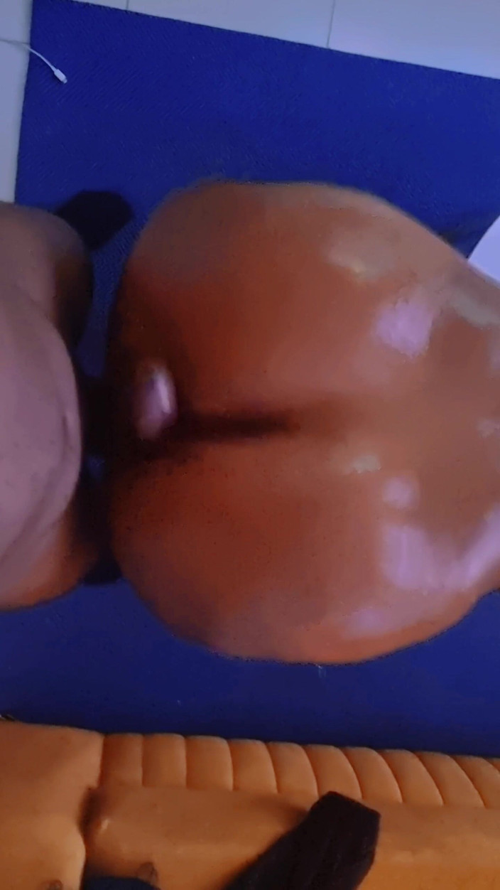 BBW queens: Grande rabo ébano destruído por duro bbc martelando de quatro