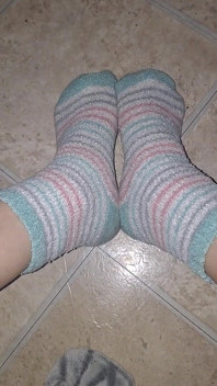 Fuzzy Sock Feet