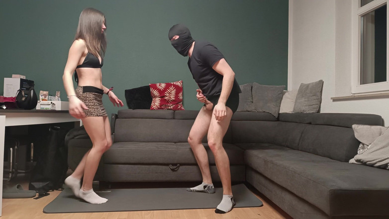 GermanBallsBusted: Ballbusting in a Miniskirt