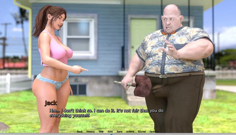 XXX Games Bunk: Laura Lustful Secret - Gameplay - Jeu de rôle - Aider son voisin,...