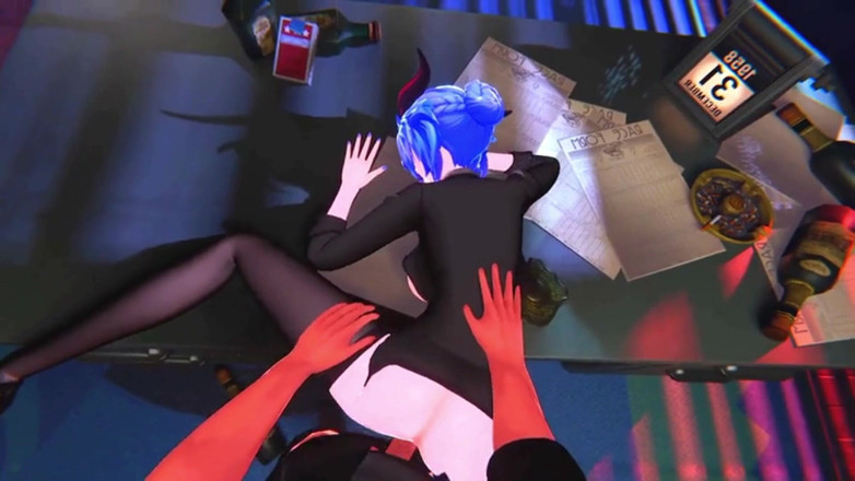 NSFWOtaku: Genshin Impact - Ganyu Late Night Office Pleasure - 3D Hentai Animations