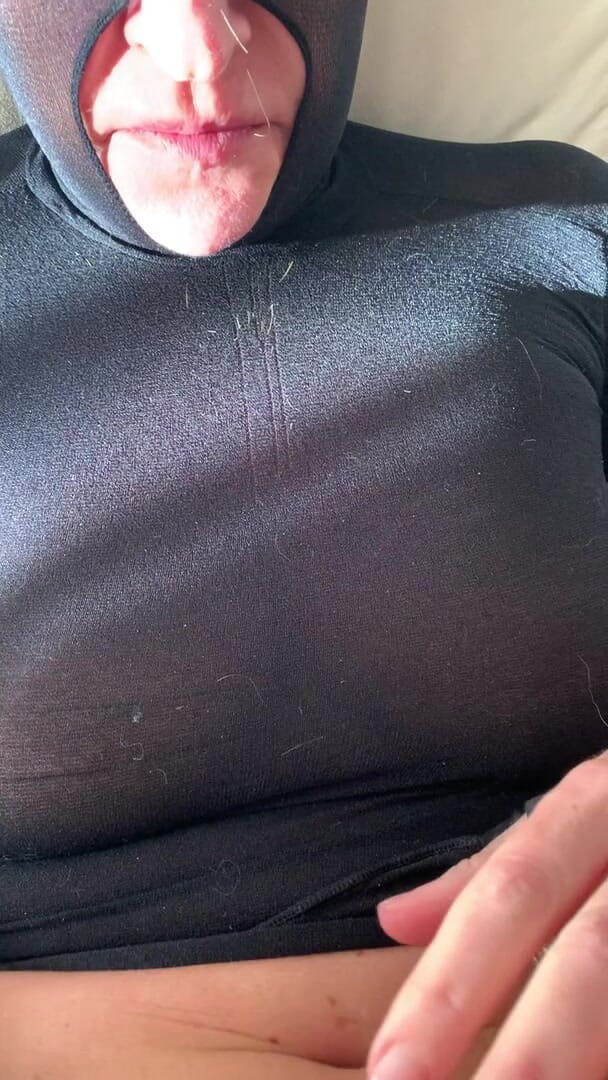 Timidastella: Dressed in nylon dildo play