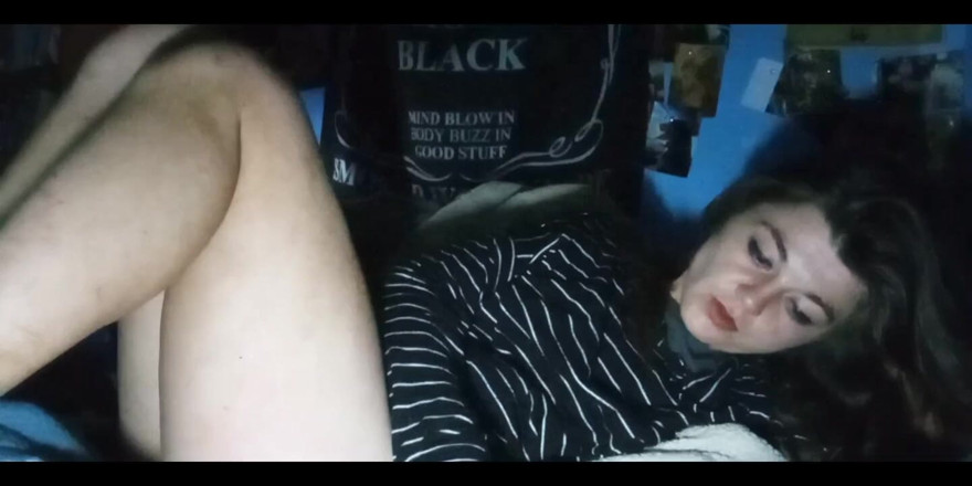 Freakshowsuckerr: Little Nympho Loves Touching Her Pussy to Porn