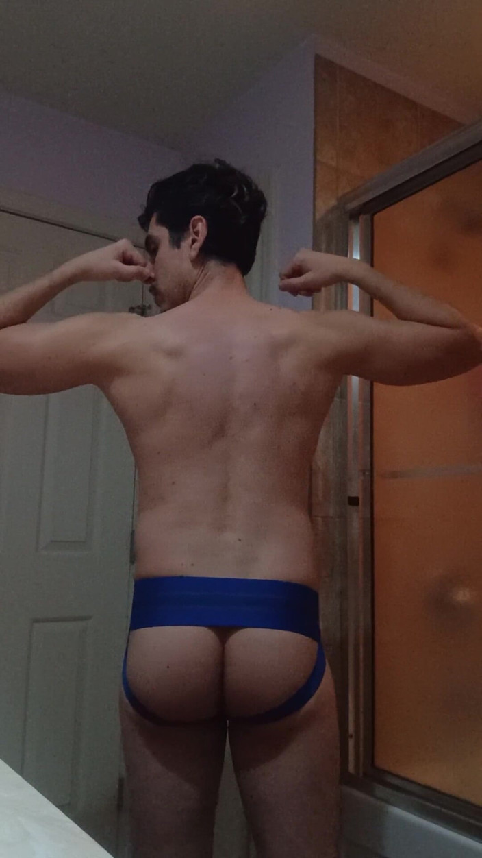 Tabasco Jake: Handsome Sexy Man Flexing Muscles, Wait 4 Large Dick by the...