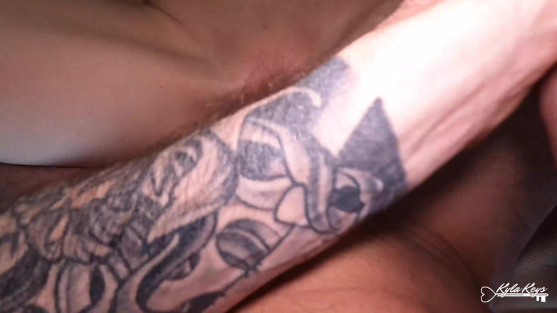 Kyla Keys: Nachmittags-gesichtsbesamung mit einem massiv dicken schwanz