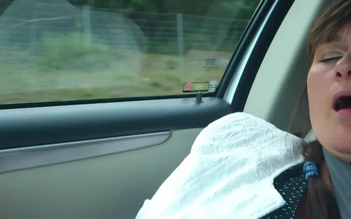 Martakiko studio: Soaked &amp; Horny - I Finger Myself Hard While My Husband Drives!