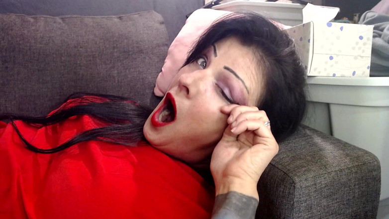 Abby Anna: Çok yorgun yawn zamanı uzanıyor