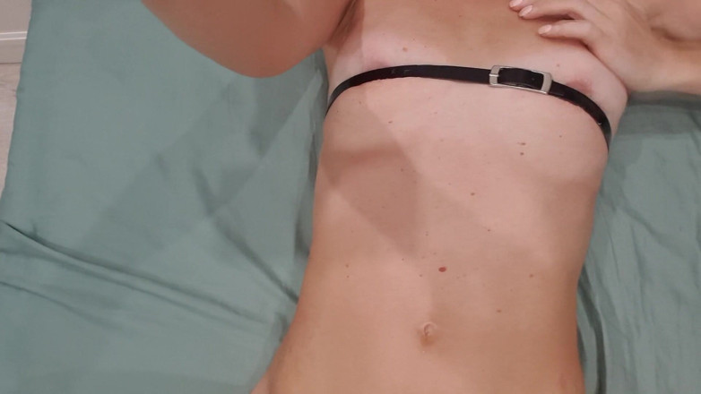 Mark: Hot teen milf playing with her tight shaved pussy