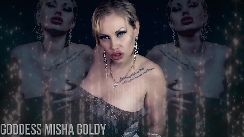 Goddess Misha Goldy: I will train your urge to me! Day 1