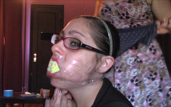 Selfgags classic: Mistress Kailey gags her slave! (Episode 2 of 2)