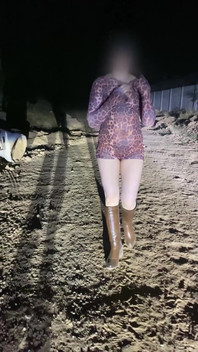 Anne Steele Nude Flashing on Road