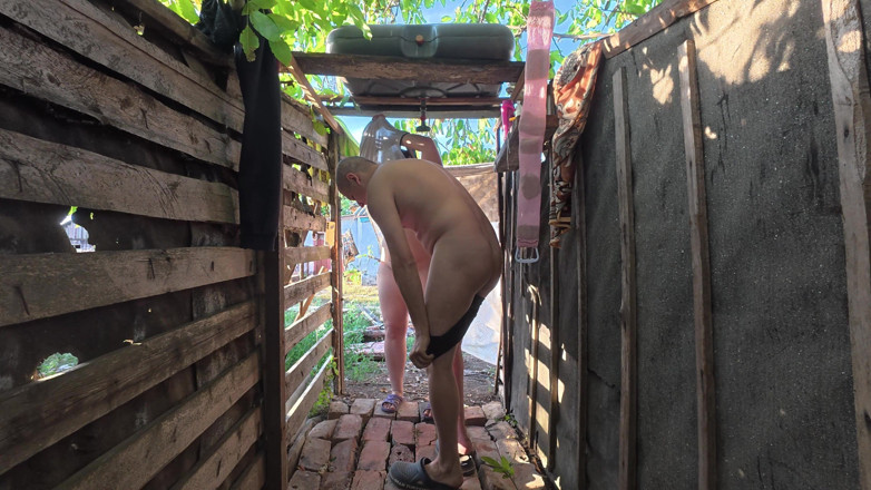 SchoolPrincess: 4K Chubby Girl Soaps Big Wet Tits Beside His Huge...