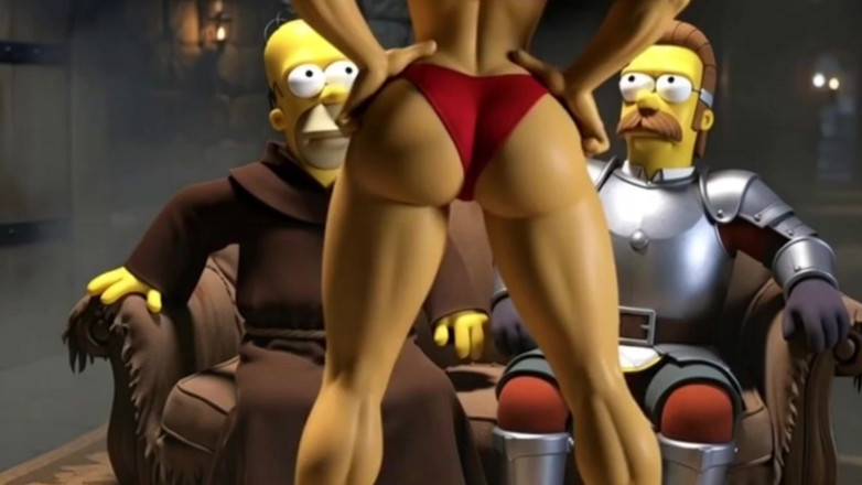 Octopussy Lovers Club: Privé Cuckold-club. Exclusieve 3D Simpsons Tekenfilm-parodie.