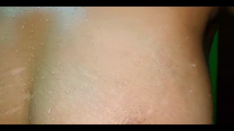 Ammukutty88: Ammu Is Standing After a Bath, with Water Dripping From...