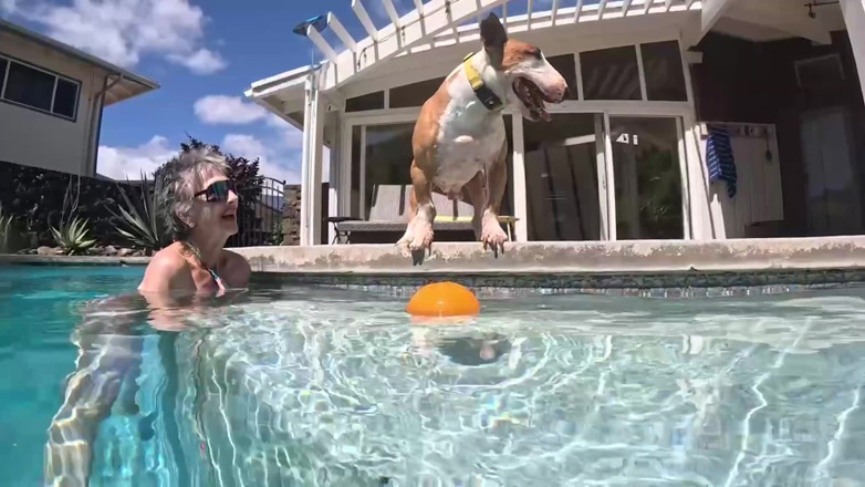 FromThisNight: Over/underwater Pool Shots and a Long, Slow-mo Outdoor Shower