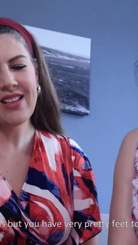 Two Biggest Foot Size Models Compare and Tease
