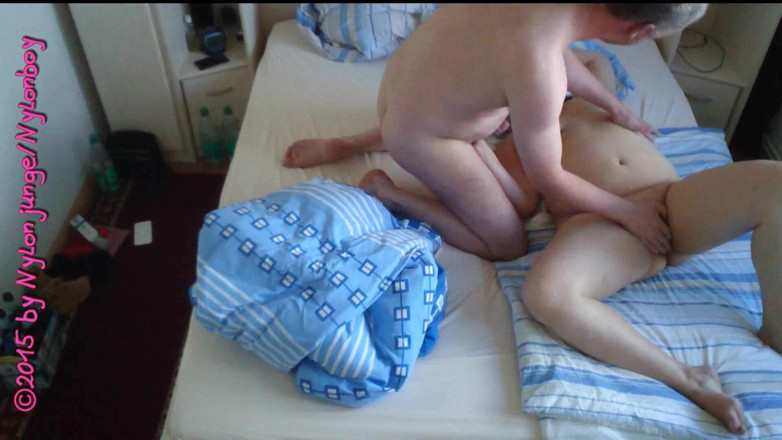 NylonjungeCarmen: Horny neighbor is pawed 1