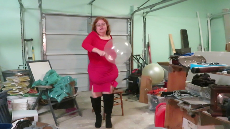 BBW nurse Vicki adventures with friends: My Fat Ass Pops Some Huge Clear Balloons